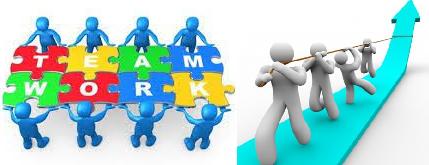 We werken samen en doen ons deel.